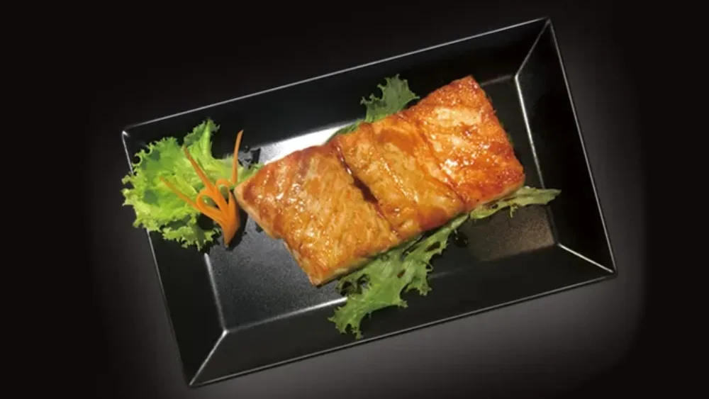 Grillezett teriyaki szószos lazac