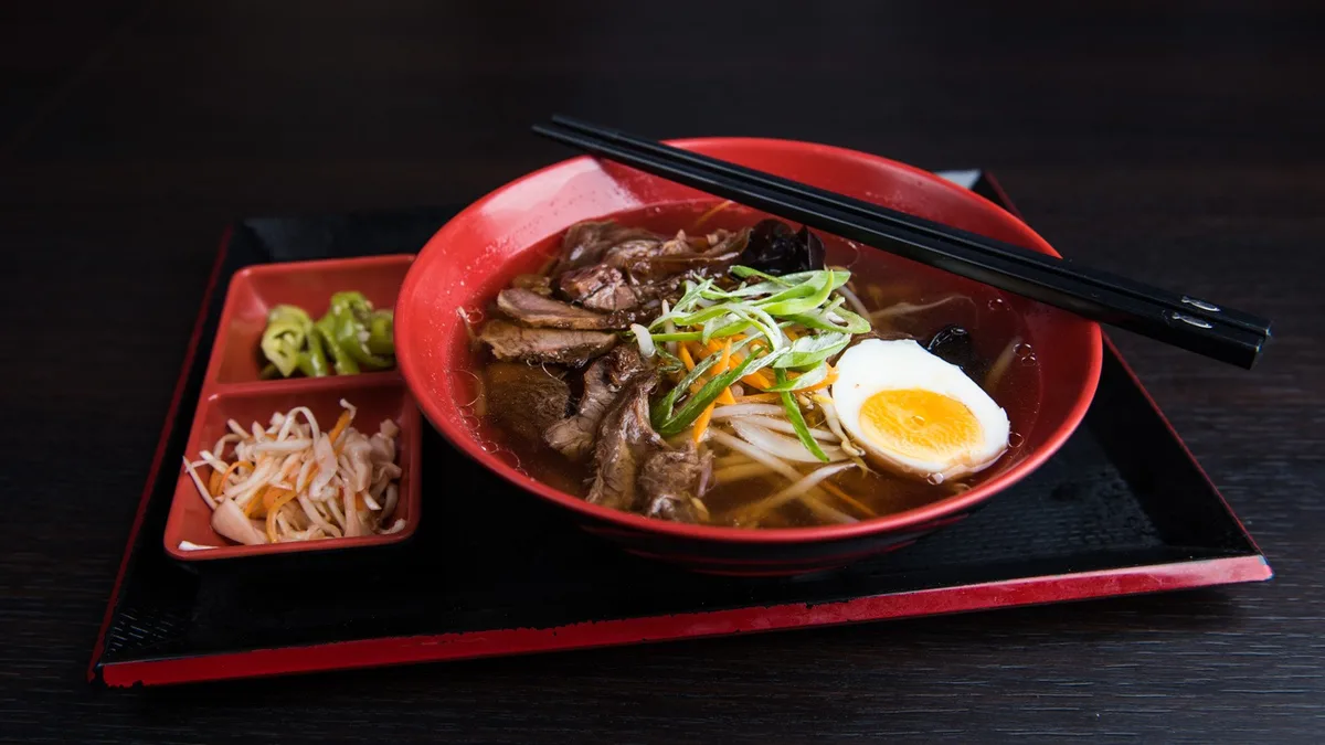 Ramen leves marhával