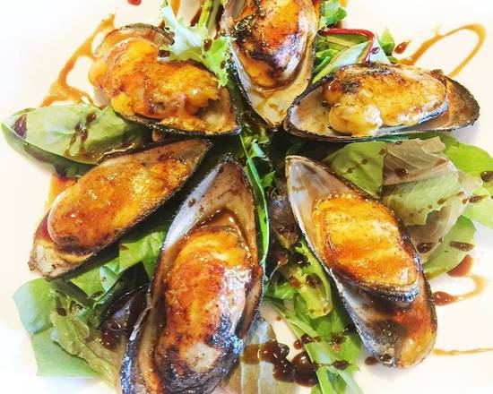 Baked Green Mussels