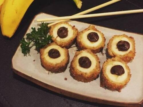 Hot de Banana com Nutella