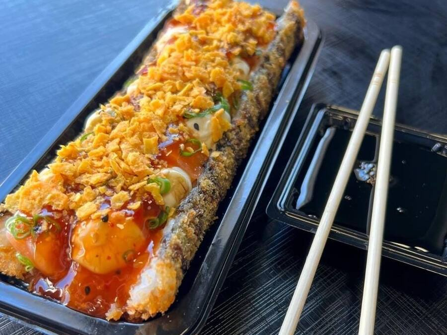 Hot de Salmão e Geleia de Pimenta