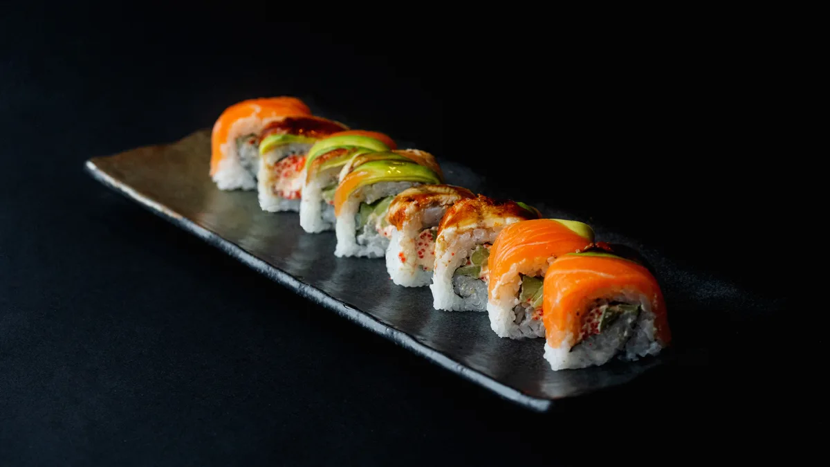Salmon And Unagi Roll