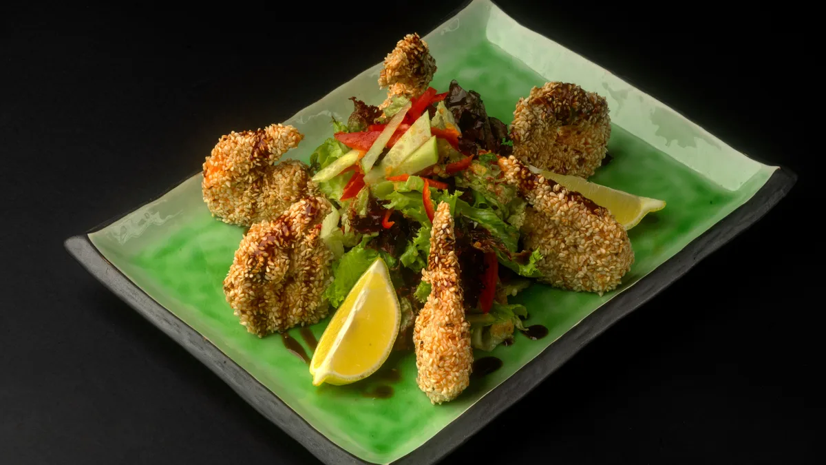Shrimp With Sesame