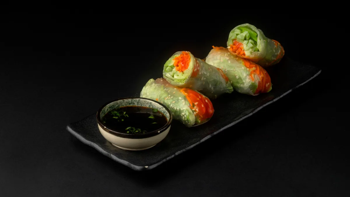 Spring Rolls With Vegetables
