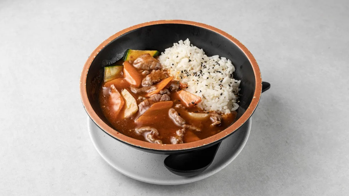 Spicy gyu don