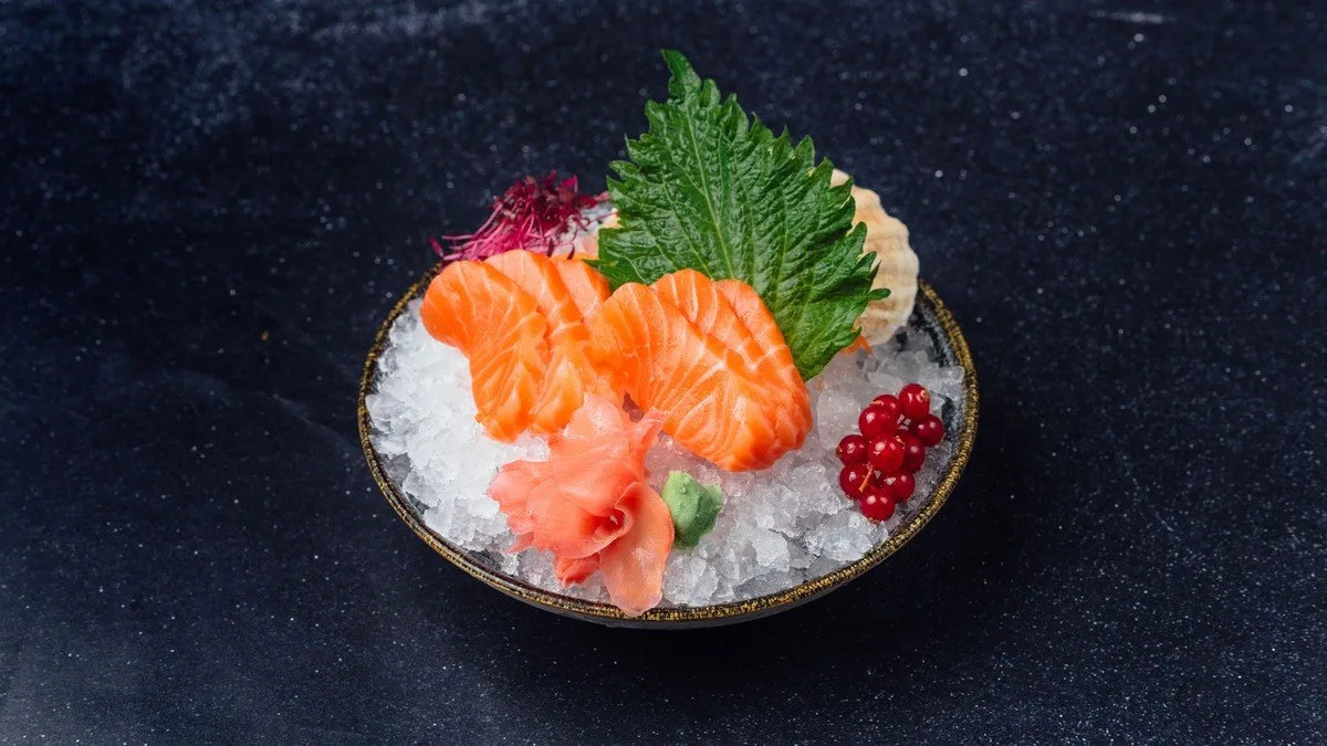 Losos sashimi