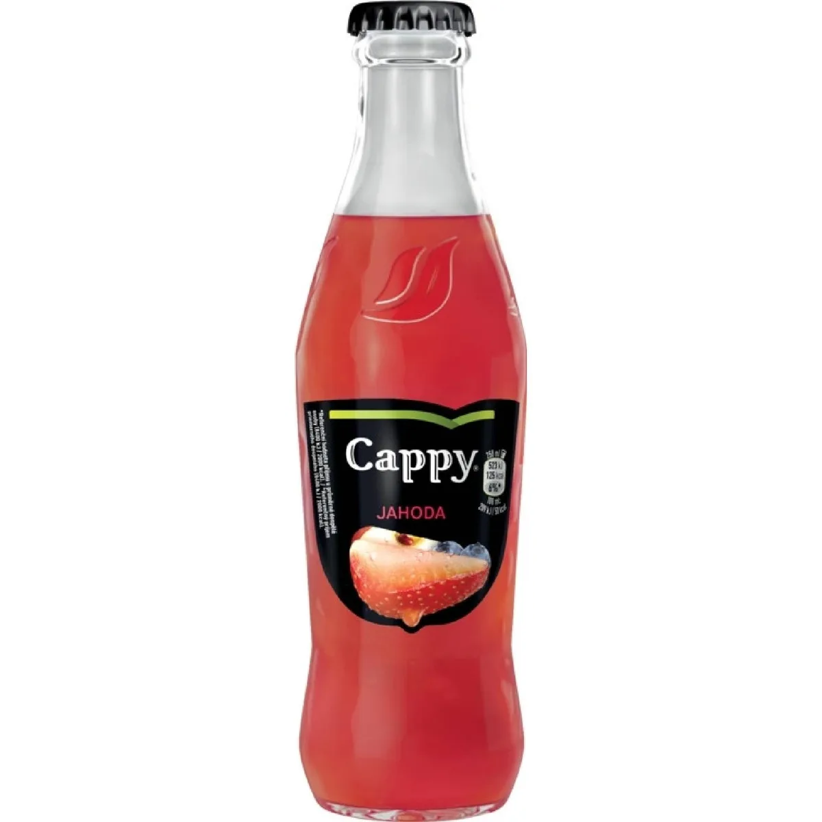 Cappy Jahoda sklo 0,25l