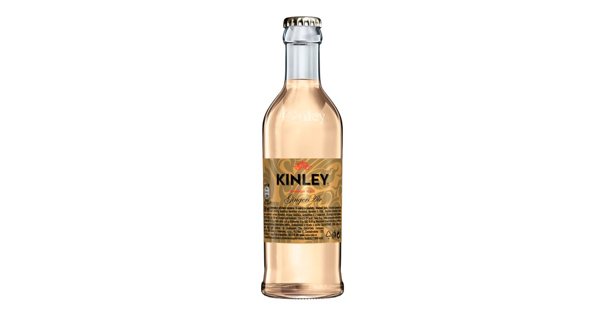 Kinley Ginger Ale sklo 0,25l