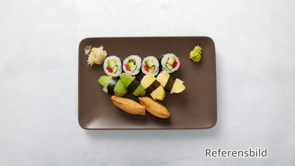 Vegetarisk Sushi 11 Bitar