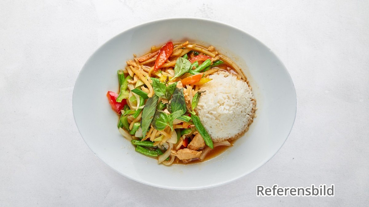 Wokad Biff Med Thaibasilika
