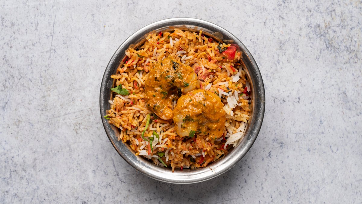Biryani garnélarák