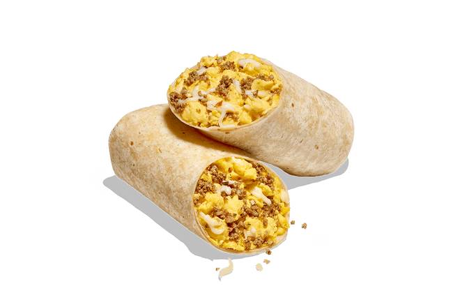 Turkey Sausage, Egg and Cheese Burrito