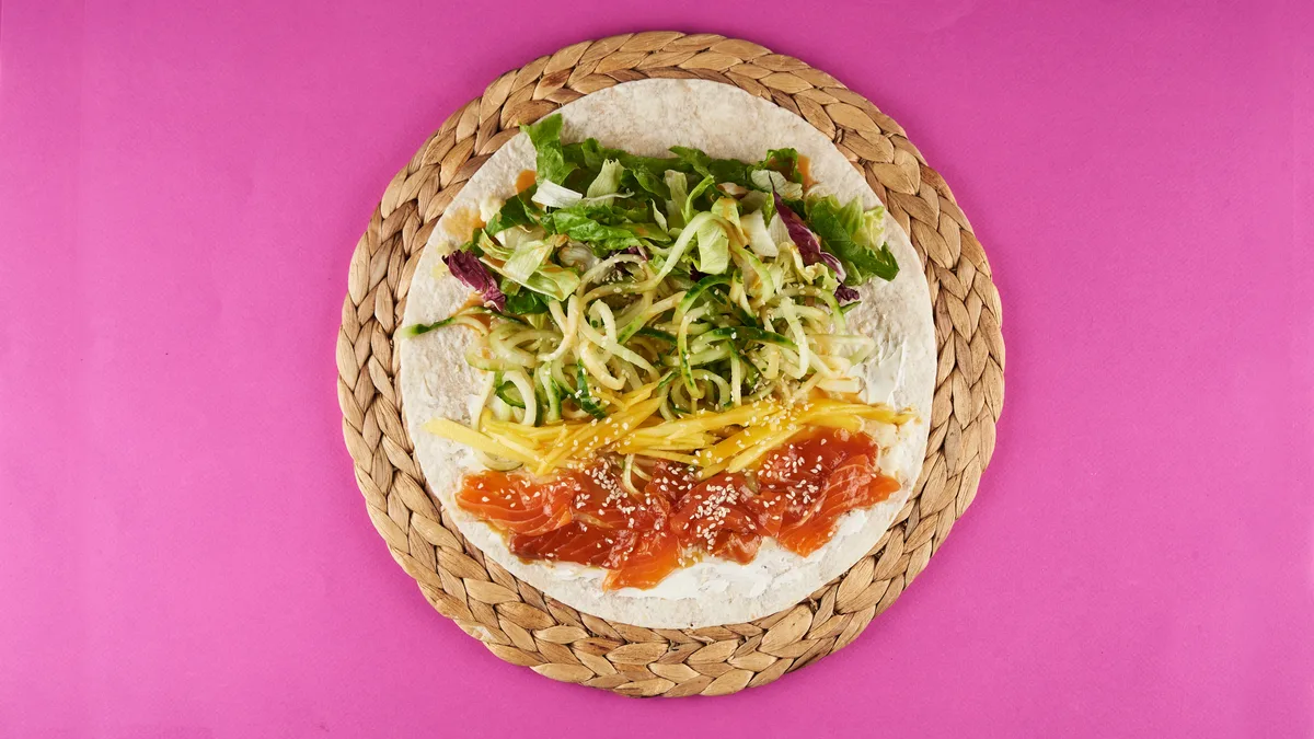 Σολομός και Avocado Wrap (psc)