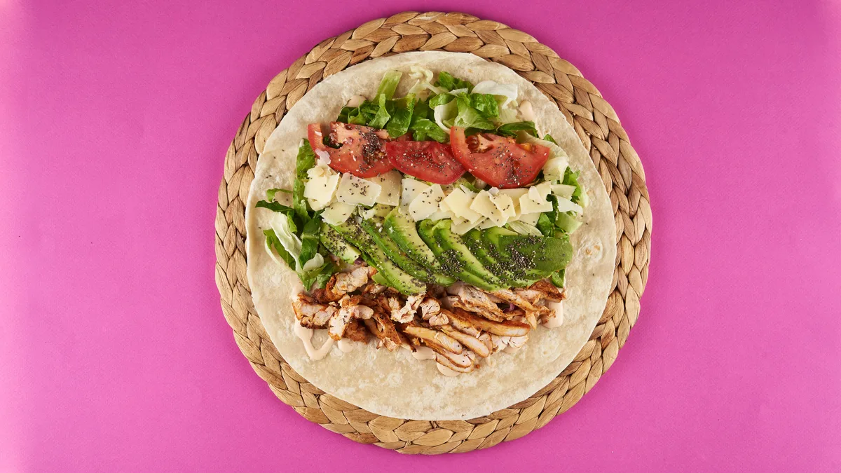Κοτόπουλο και Avocado Wrap