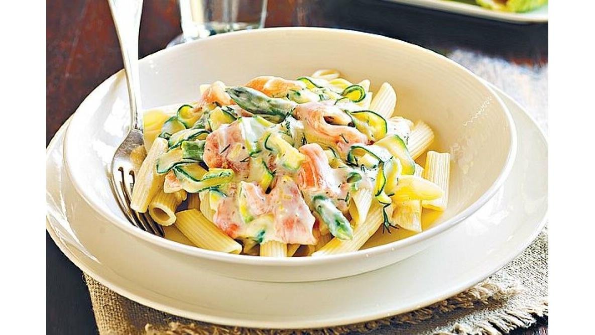 Salmon wok