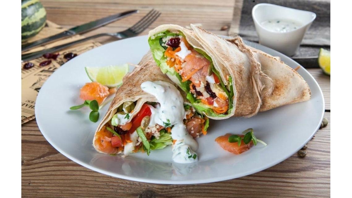 Salmon wrap