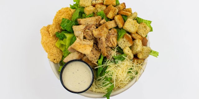 Garlic and Herb Chicken Caesar Salad
