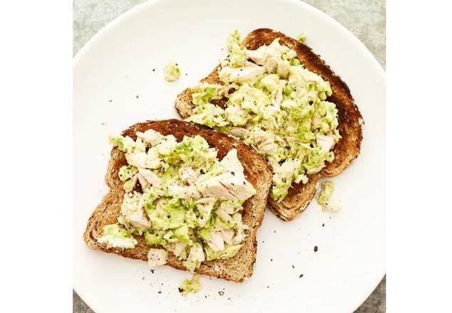 Avocado tuna salad toast