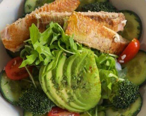 California salmon salad