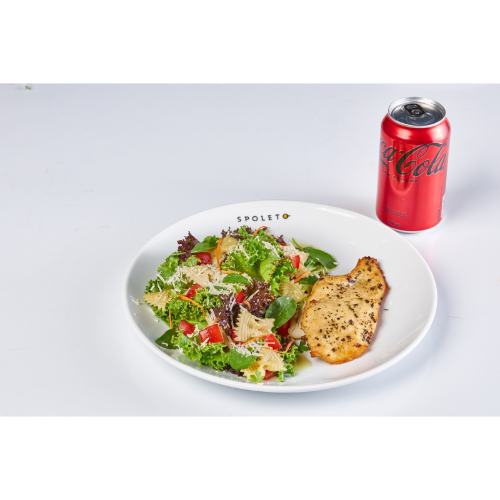 Filé de Frango C/ Salada de Massa + Coca