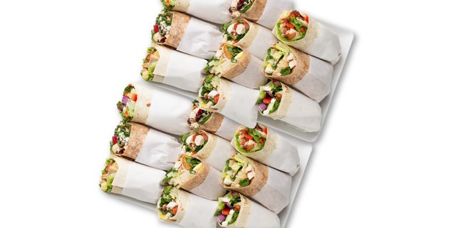 Large Assorted Wrap Tray  (Serves 10)