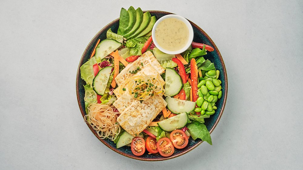 Friterad Tofusallad