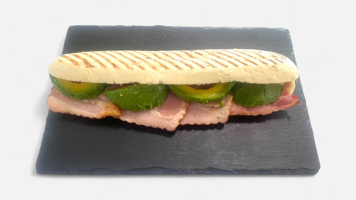 Avocado Bacon Garlic Panini