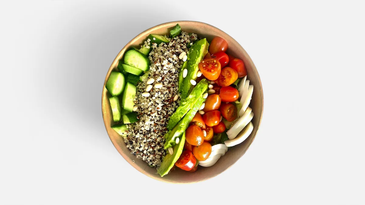 Avocado Egg Quinoa Salad