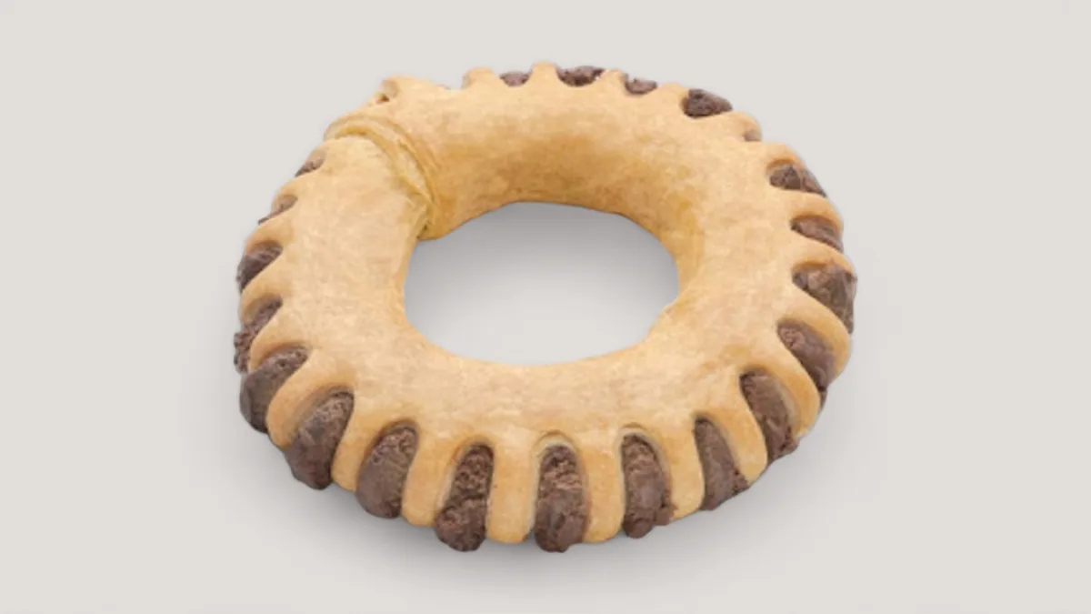 Baked Chocolate Koulouri 225gr Filled with Praline Chocolate