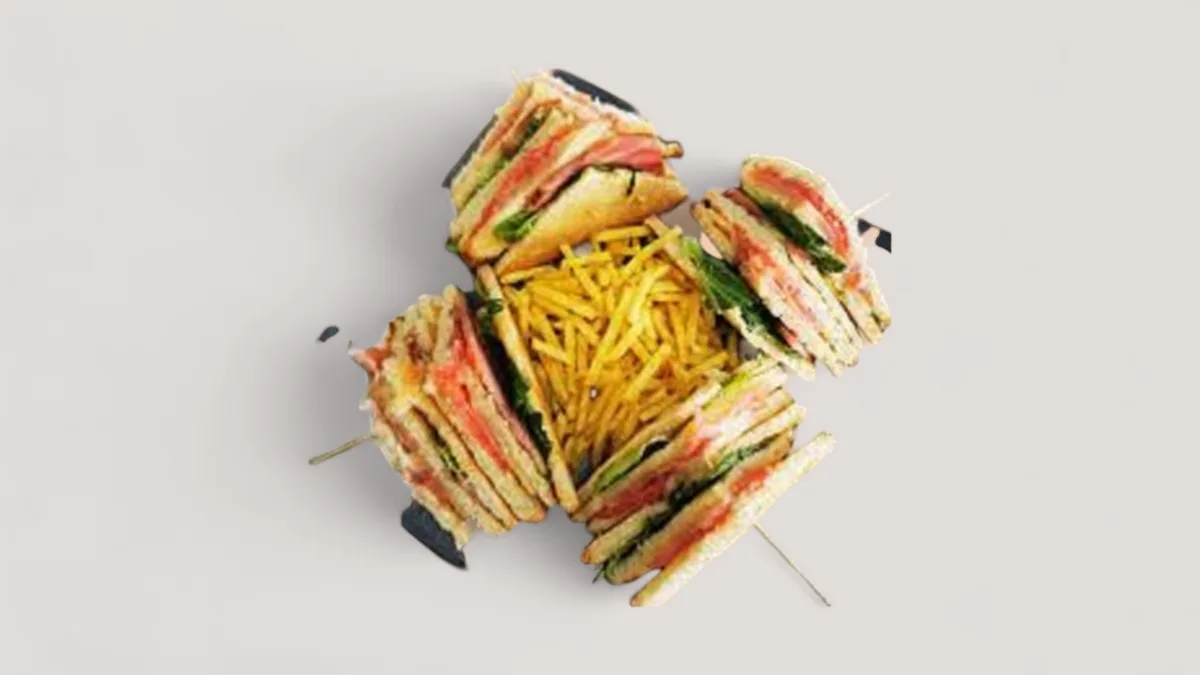 Cyprus Lountza Halloumi Club Sandwich
