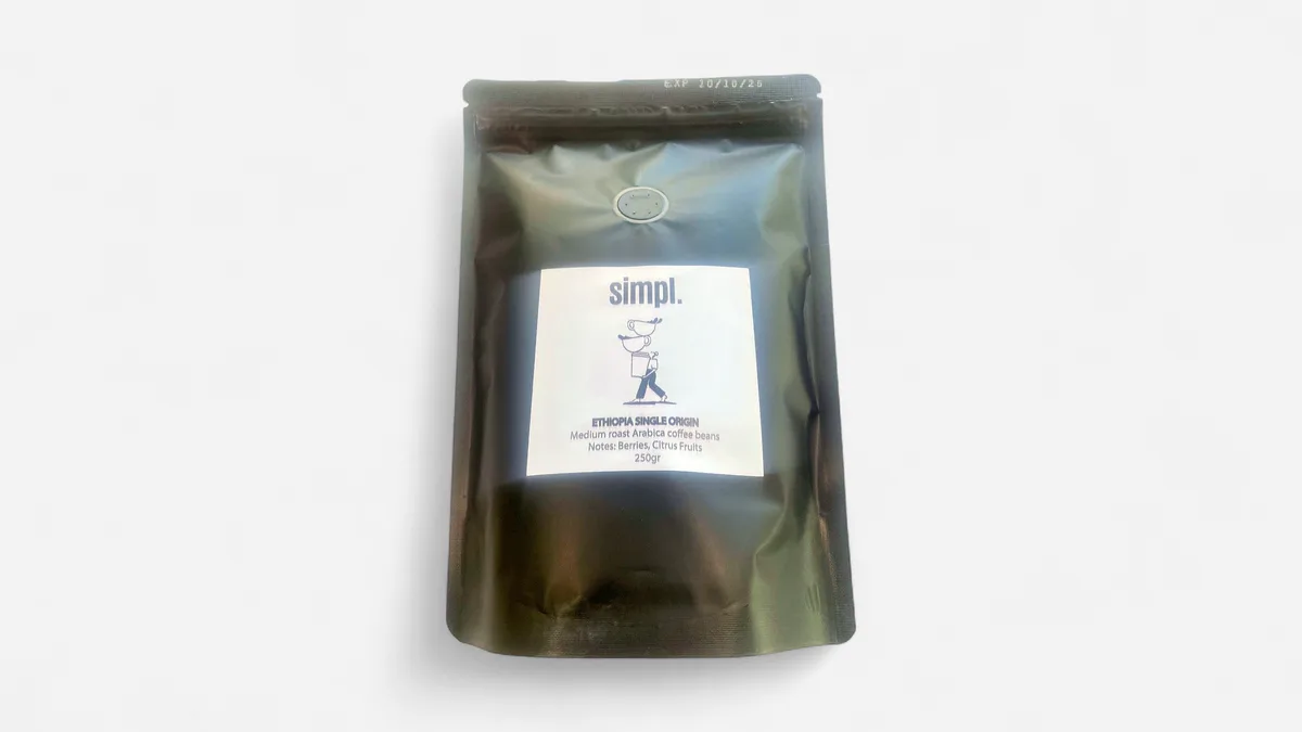 Ethiopian Single Origin Coffee Beans 250 gr