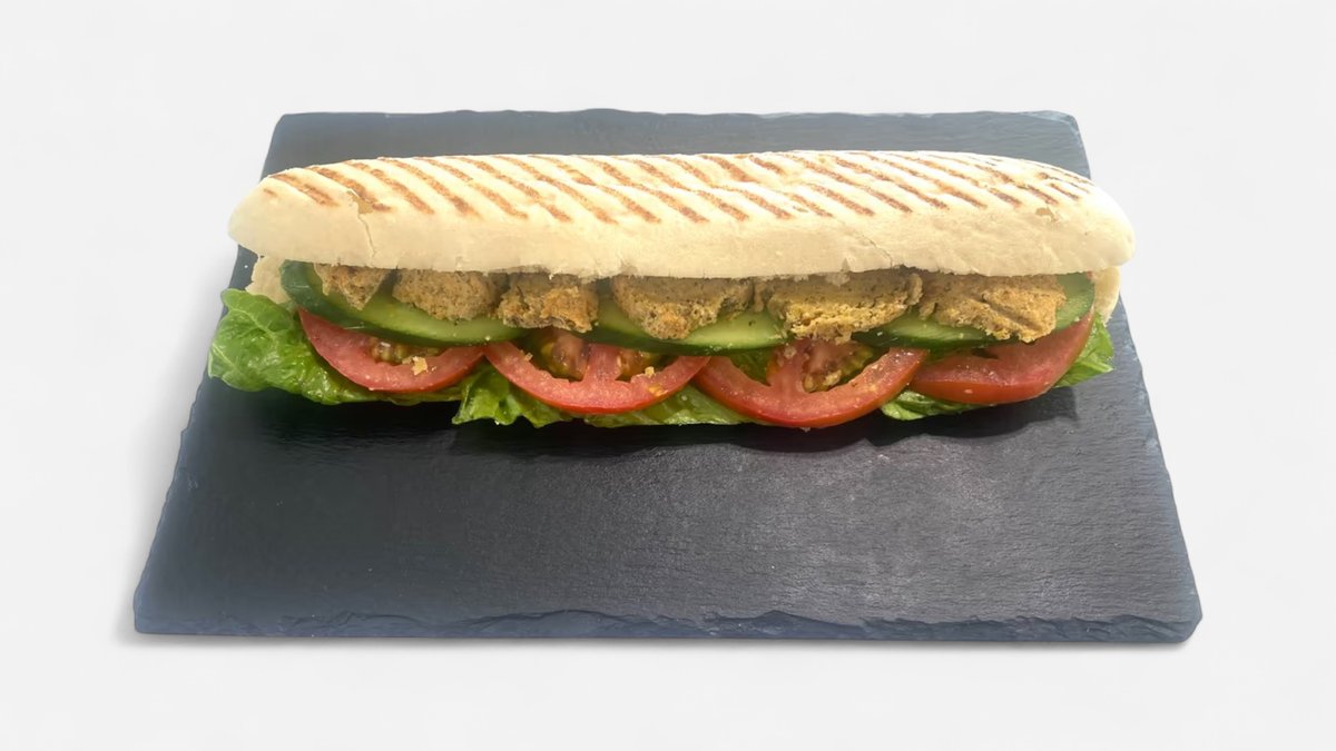 Falafel and Hummus Panini