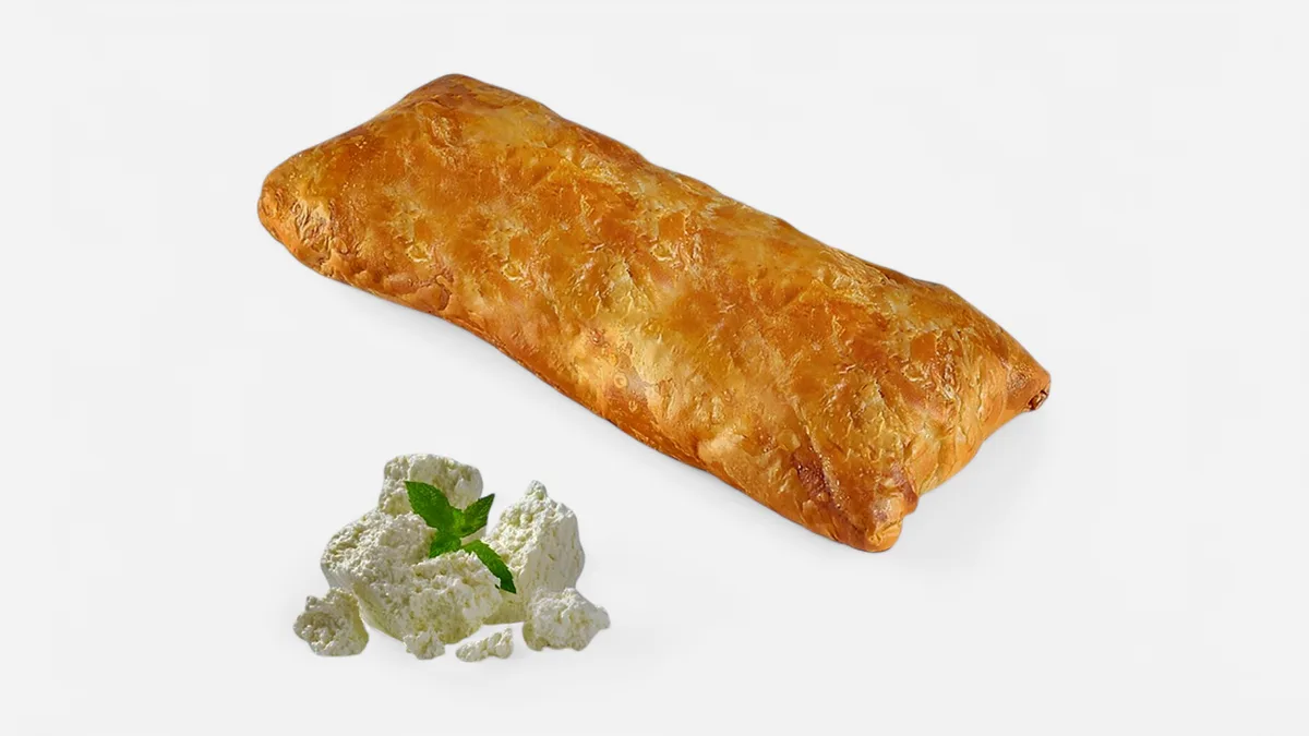 Greek Bougatsa with Feta Cheese 500 gr for Two with your own Topping