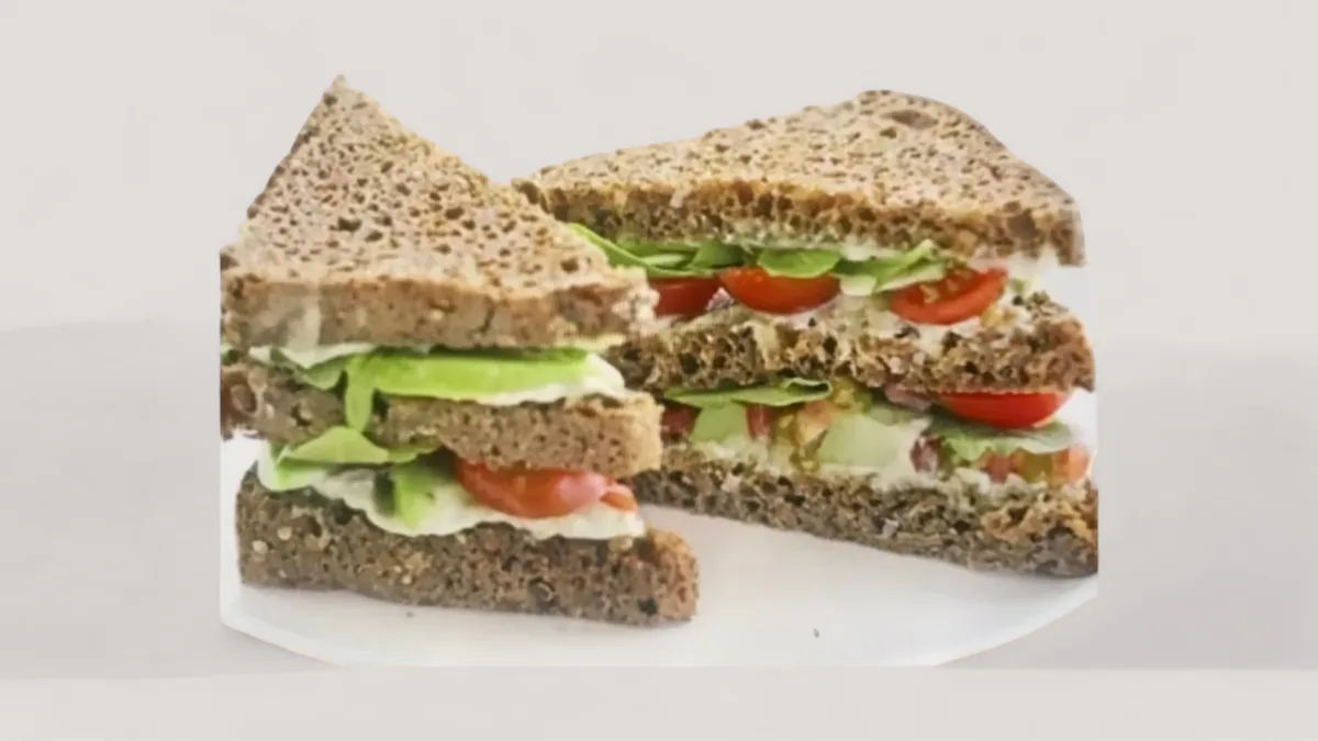 Green Avacado Club Sandwich