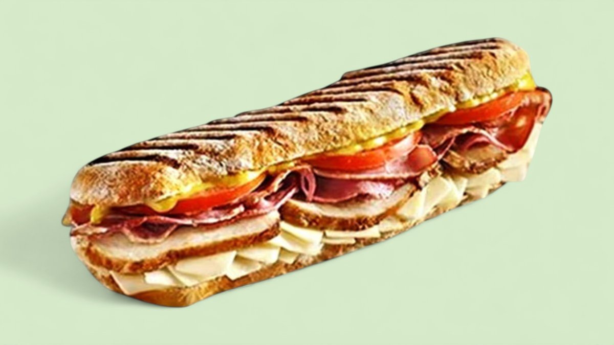 Hot  Omelette Bacon Sandwich