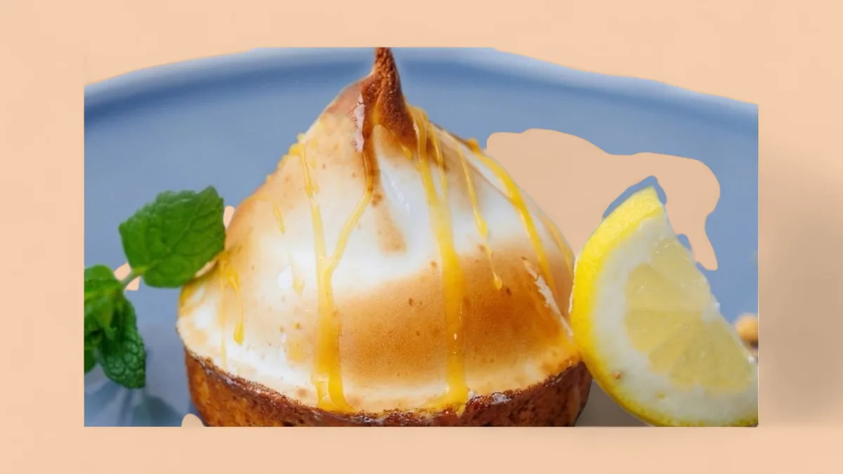 Lemon Tart with  Caramelized Merinque