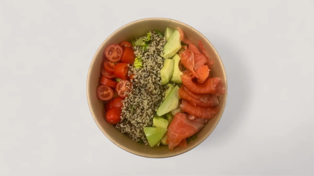 Salmon Avocado Quinoa Salad
