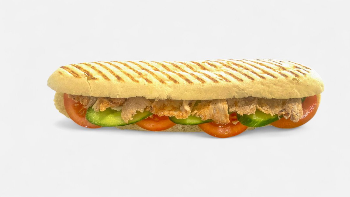 Seasoned  Chicken and Tzatziki Panini