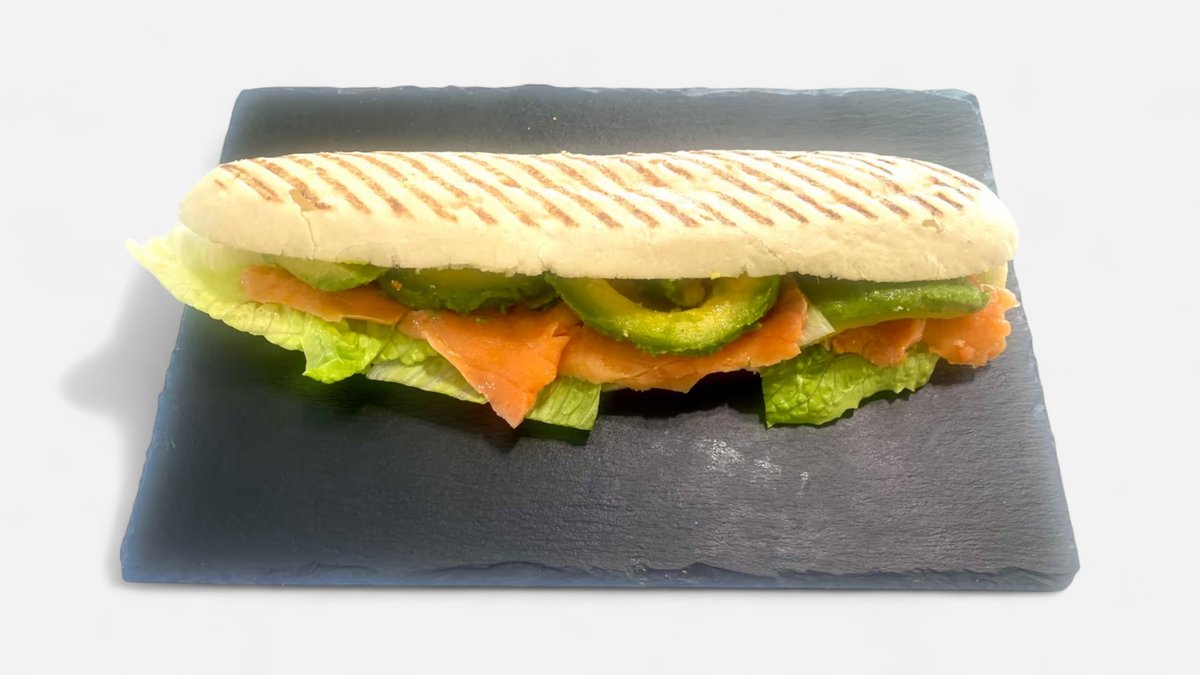 Smoked Salmon and Avocado Panini