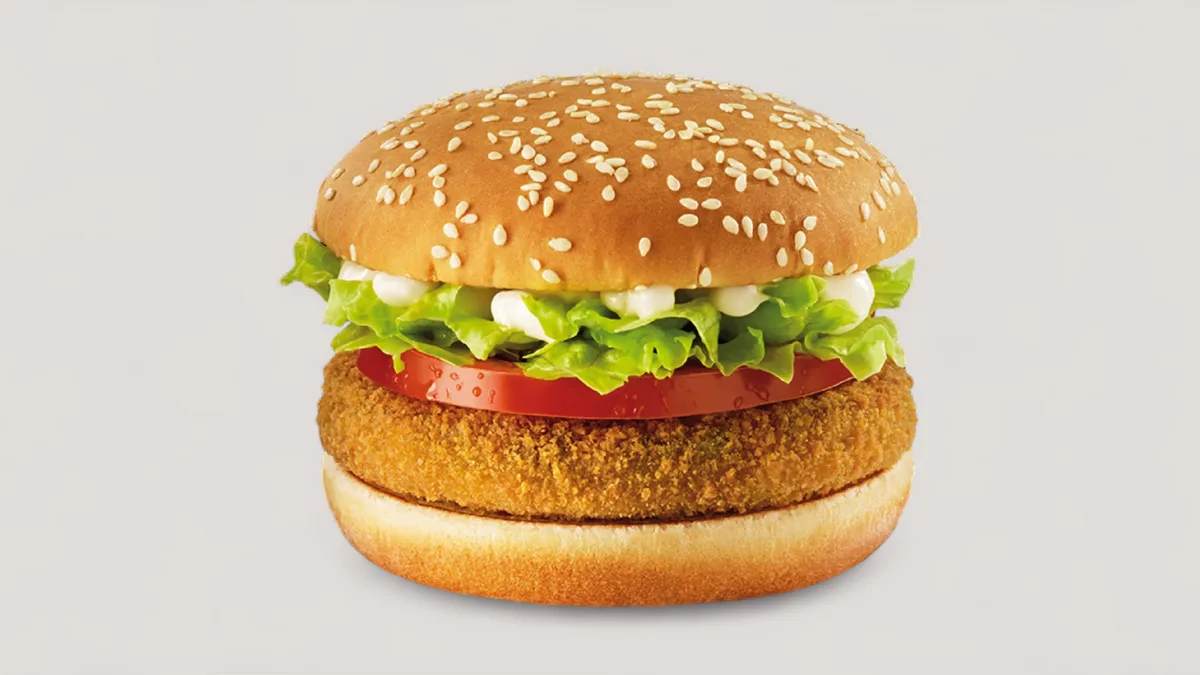 Vegan Burger in Brioche bun