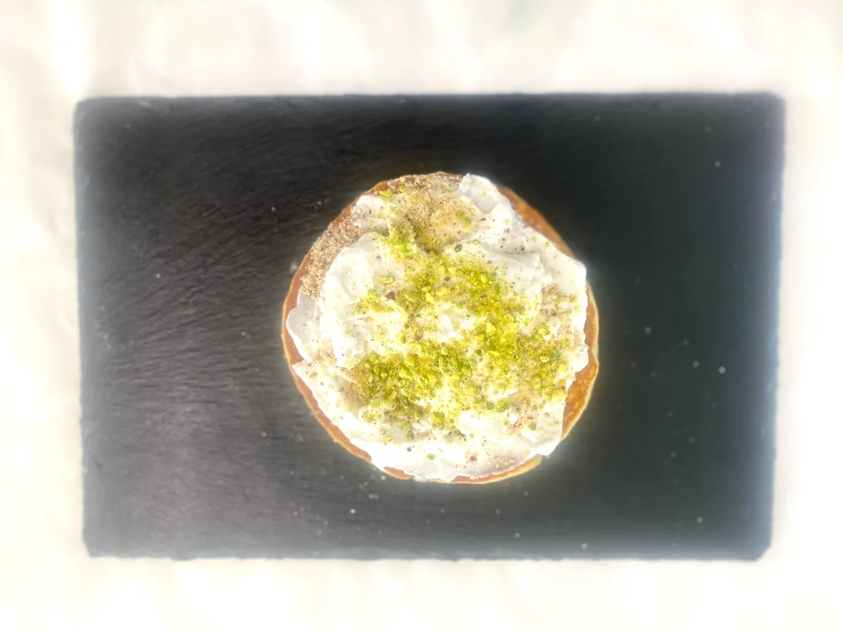 White Chocolate Pistachio Pancake
