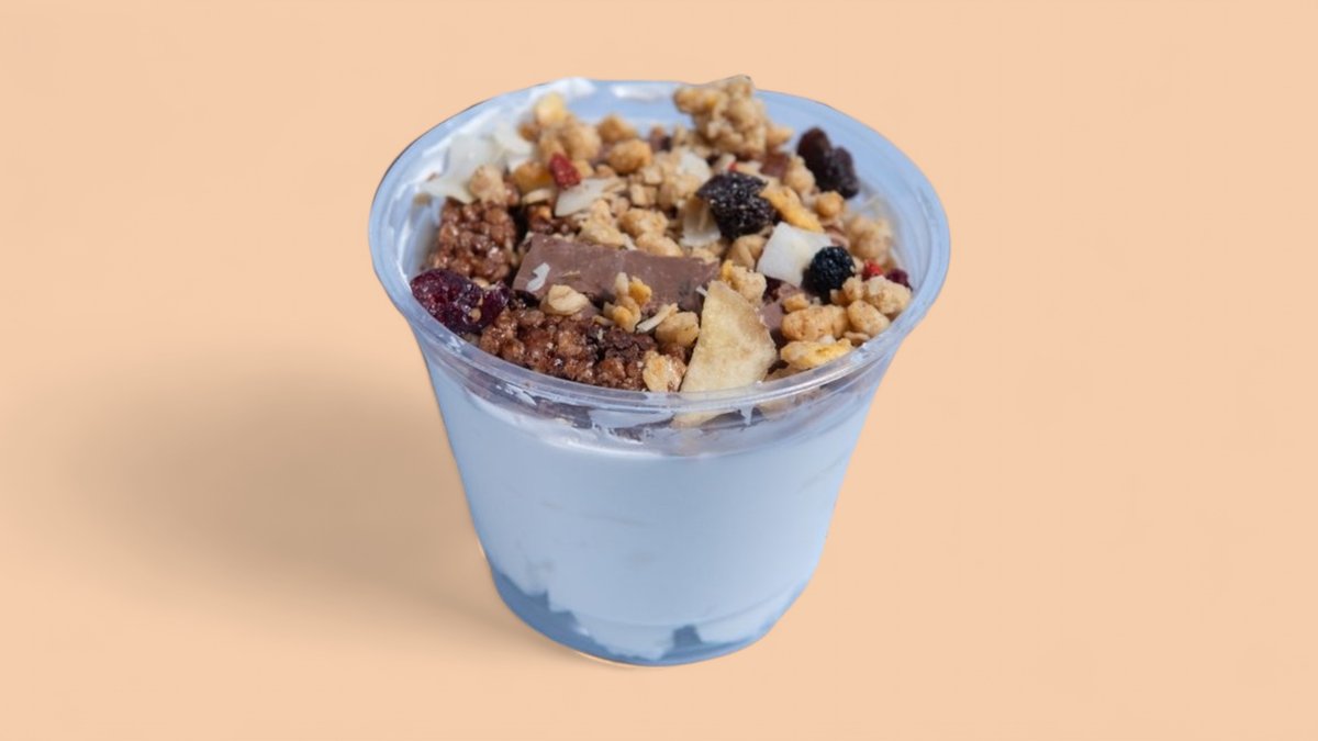 Yogurt with Hazelnut Raising and Chocolate Cereals