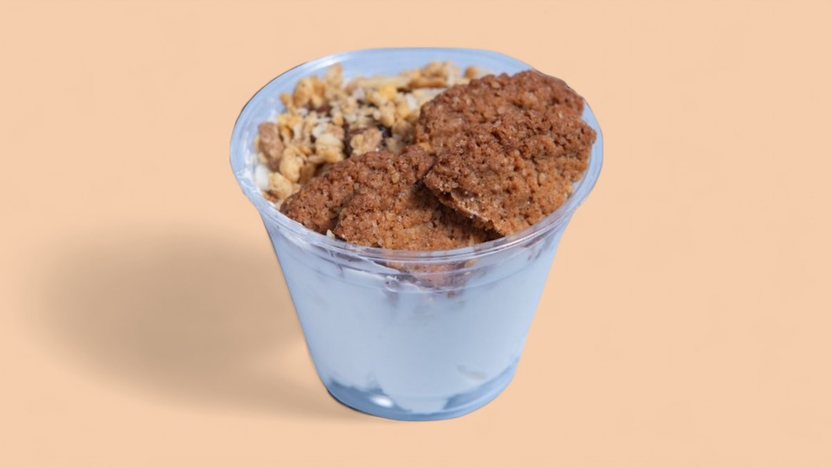 Yogurt with Oat and Honey Βiscuit