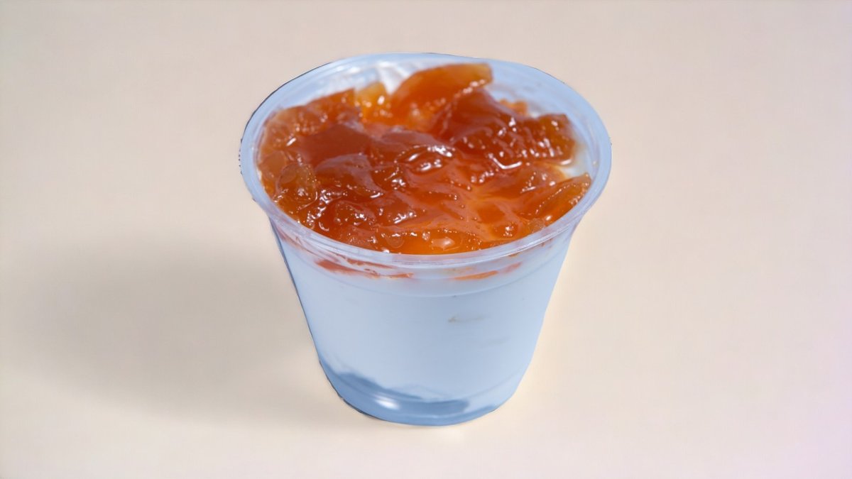 Yogurt with Peach Jam