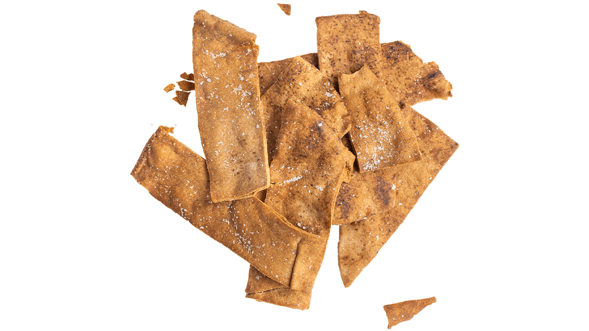 Add Baked Pita Strips