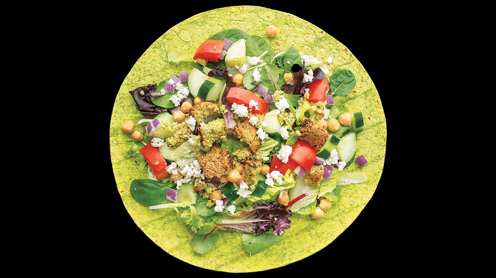 Mediterranean Veggie Wrap