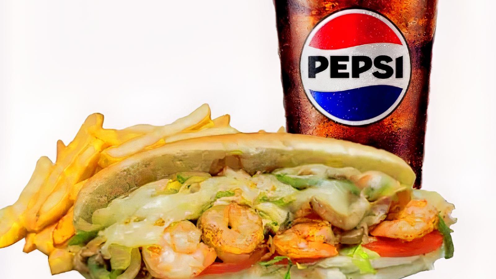 #5 Shrimp Po' Boy Grilled
