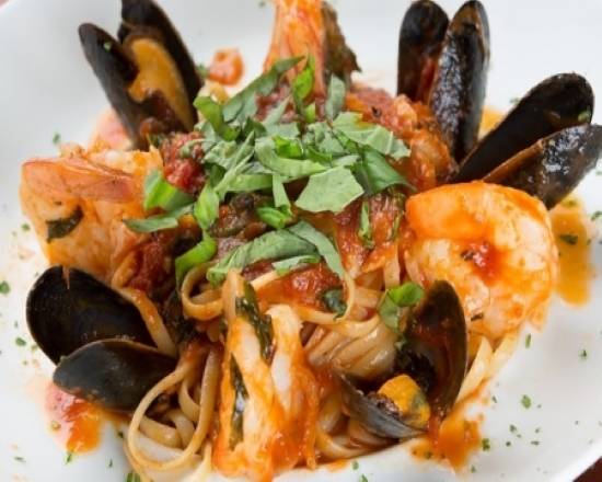 Jumbo Shrimp and Mussels Fra Diavolo