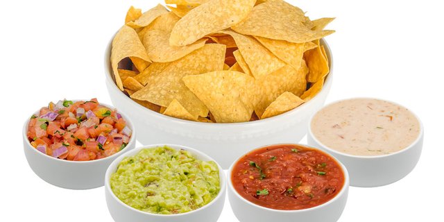 Medium Chips, Guacamole and Salsa