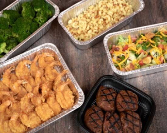 6 oz Top Sirloin and Shrimp Family Pack Large